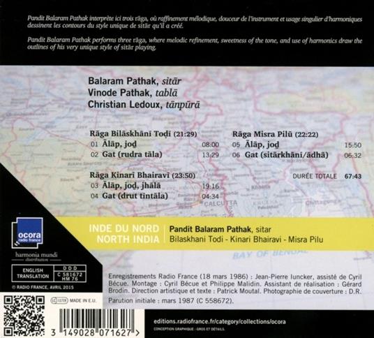 Inde Du Nord. North India - CD Audio - 2