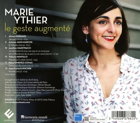 Le Geste Augmente - CD Audio di Marie Ythier - 2
