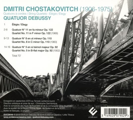 String Quartets n.5 - CD Audio di Dmitri Shostakovich - 2