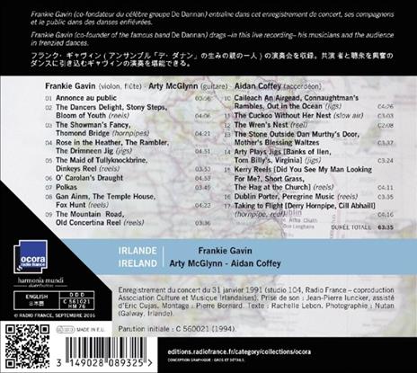 Irlande - CD Audio di Frankie-Arty Mcglynn Gavin - 2