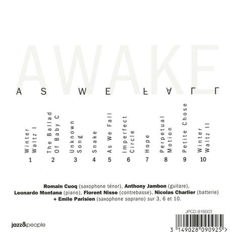 As We Fall - CD Audio di Awake - 2