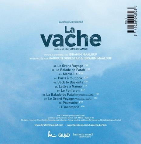 La Vache (Colonna sonora) - CD Audio - 2