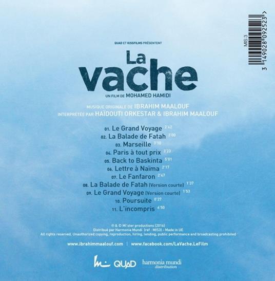 La Vache (Colonna sonora) - CD Audio - 2