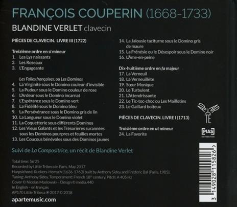 Harpsichord Works Book 3 - CD Audio di François Couperin - 2