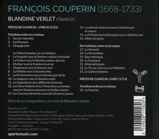 Harpsichord Works Book 3 - CD Audio di François Couperin - 2