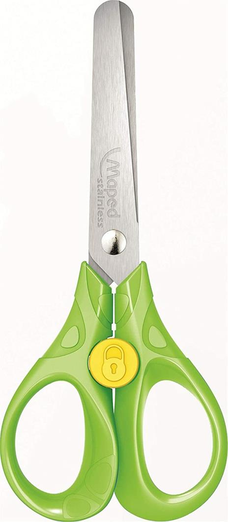 Maped- Security 13 cm Forbici per Bambini, Multicolore, 473112, Colori assortiti, 1 pezzo - 2