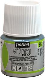 PEBEO Vitrea 160 - Colore per superfici vitree da 45 ml, Colore: Argento Brillante