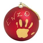 Set Impronta Baby Art Pallina di Natale Christmas Ball Rossa