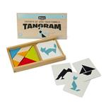 Tangram Gioco Rompicapo Scatola in Legno