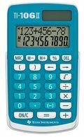 Texas Instruments TI-106 II calcolatrice Scrivania Calcolatrice di base Turchese, Bianco