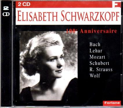 100 Anniversaire - CD Audio di Elisabeth Schwarzkopf