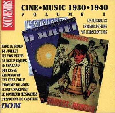 Cine Music 1930-1940 Vol 1 (Colonna Sonora) - CD Audio