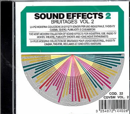 Sound Effects. Bruitaeges vol.2 - CD Audio