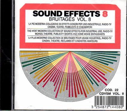 Sound Effects. Bruitaeges vol.8 - CD Audio
