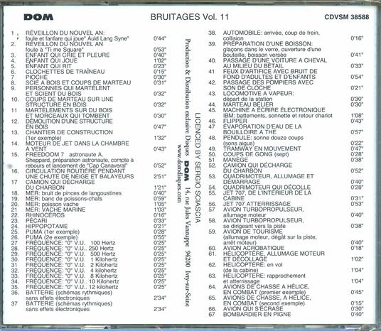 Sound Effects. Bruitaege 1 - CD Audio - 2