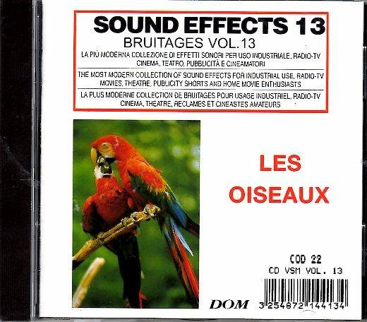 Sound Effects. Oiseaux - CD Audio