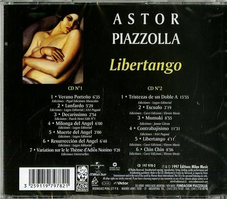 Libertango - CD Audio di Astor Piazzolla - 2
