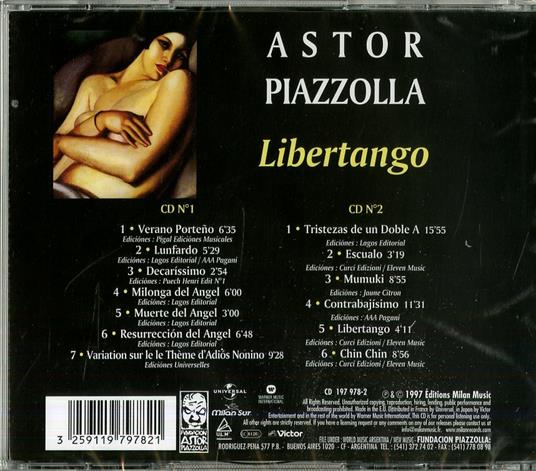 Libertango - CD Audio di Astor Piazzolla - 2