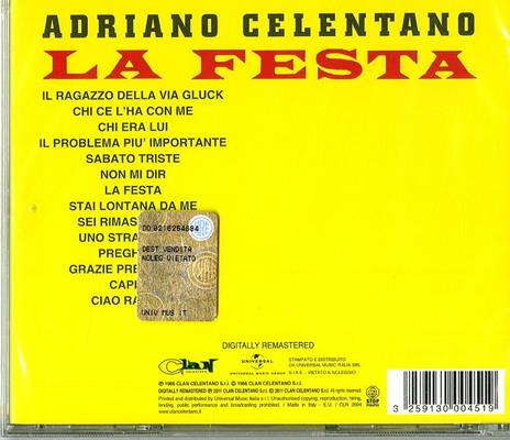 La festa (Remastered) - CD Audio di Adriano Celentano - 2
