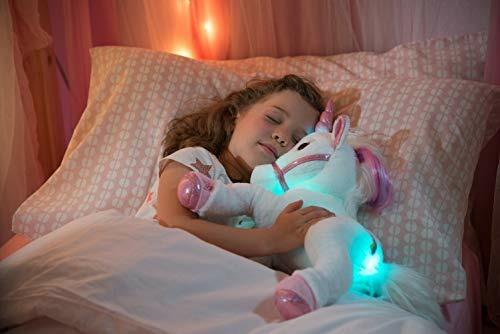 Lica Bella Unicorno Supermorbido Con Luci Dei Colori Dell'Arcobaleno, Occhi Brillanti E Suoni Magici - 5