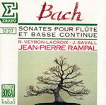 Bach: Sonates Pour Flute Et Basse Continue