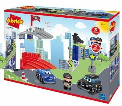 Abrick Centrale Police con 3 veicoli e 2 personaggi - 3