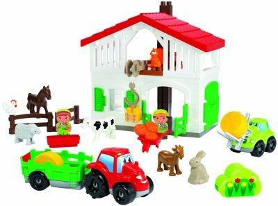 Abrick Fattoria con 7 animali, 2 personaggi e 2 veicoli - 2