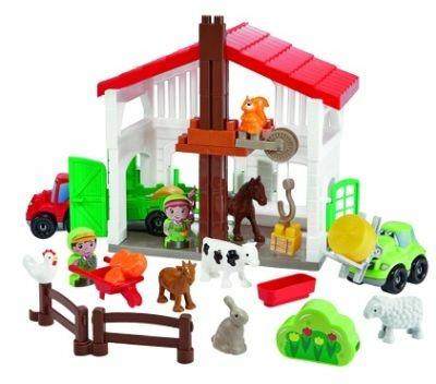 Abrick Fattoria con 7 animali, 2 personaggi e 2 veicoli - 4