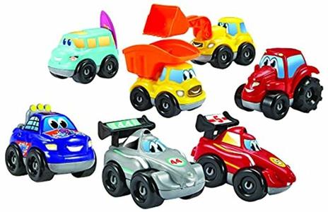 Ecoiffier Abrick Fast Car Set Con 7 Veicoli - 2