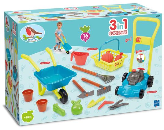 Ecoiffier: Garden&Season 3 In 1 Garden Super Pack