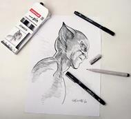 Pin fineliner confezioni artistiche 5pz assortiti- versione comics