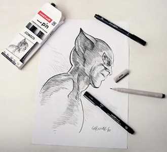 Cartoleria Pin fineliner confezioni artistiche 5pz assortiti- versione comics Osama