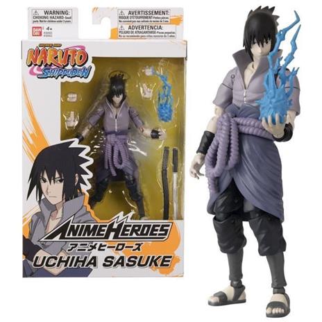 Anime Heroes Naruto Shippuden Figura di eroi anime 17 cm Sasuke Uchiwa