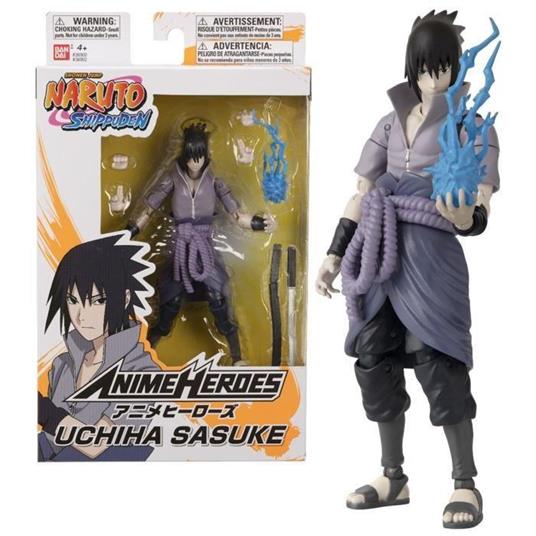 Anime Heroes Naruto Shippuden Figura di eroi anime 17 cm Sasuke Uchiwa