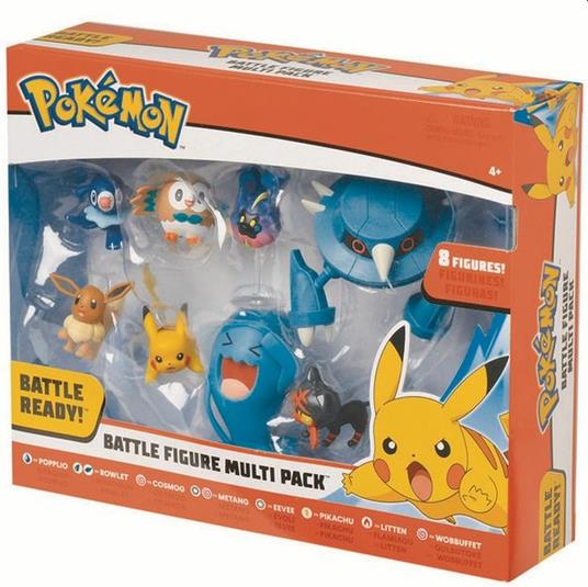 Pokemon Assortment Pack Of 8 Figures 6X 3-5Cm + 2X 8Cm Random