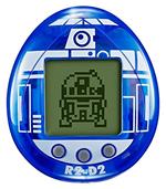 TAMAGOTCHI- Star Wars R2D2 Virtual Pet Droid con Mini-Giochi, Clip animate, modalità Extra e Portachiavi-Blu, Multicolore, 88822