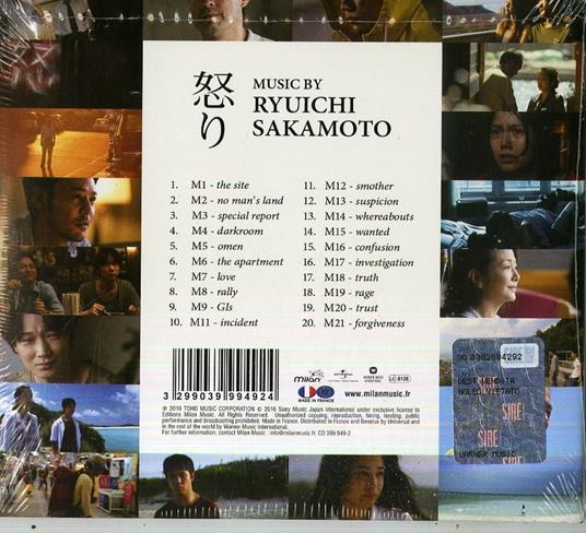 Rage (Colonna sonora) - CD Audio di Ryuichi Sakamoto - 2