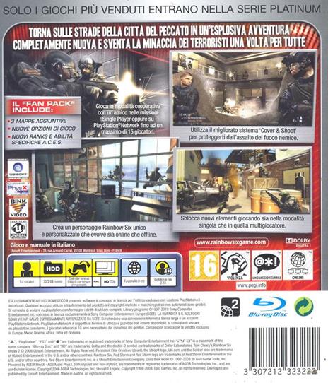 Tom Clancy's Rainbow Six Vegas 2 Complete Edition Platinum - 3