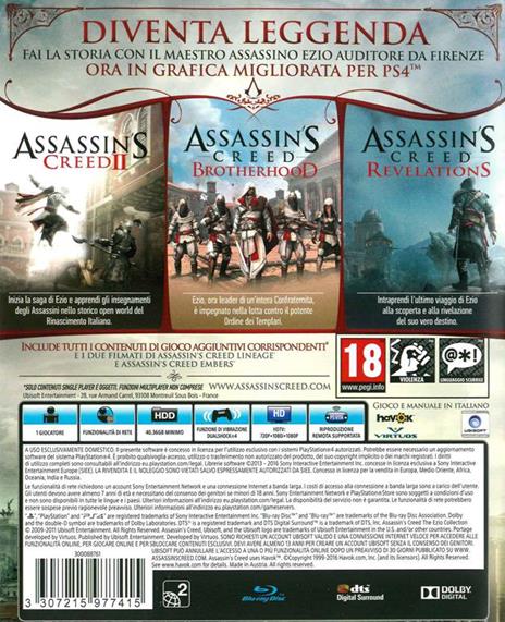 Assassin's Creed: The Ezio Collection - PS4 - 3