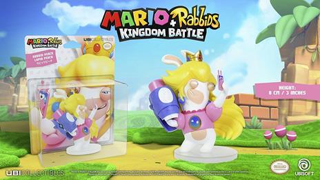 Mario Rabbid K.Battle Statua Peach 8cm - 6