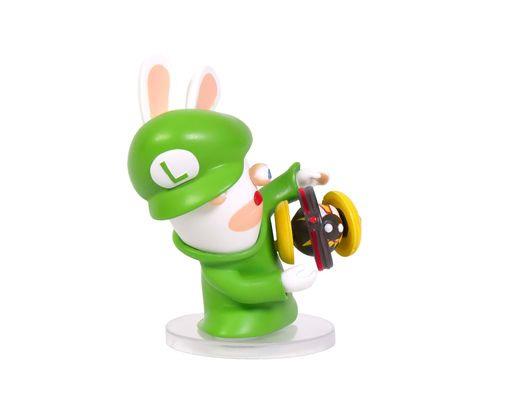 Mario Rabbid K.Battle Statua Luigi 8cm - 4