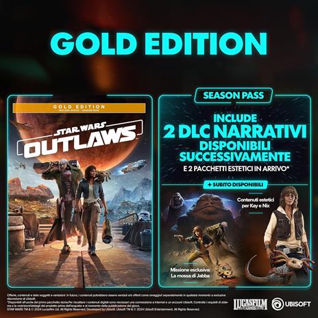 Star Wars Outlaws Gold Edition - XONE - 2