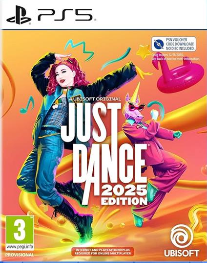 JUST DANCE 2025 PS5 EU PREVENDITA (CODICE DIGITALE IN BOX)