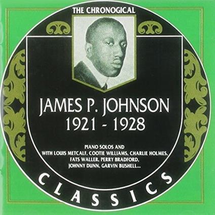 1921-28 - CD Audio di James P. Johnson