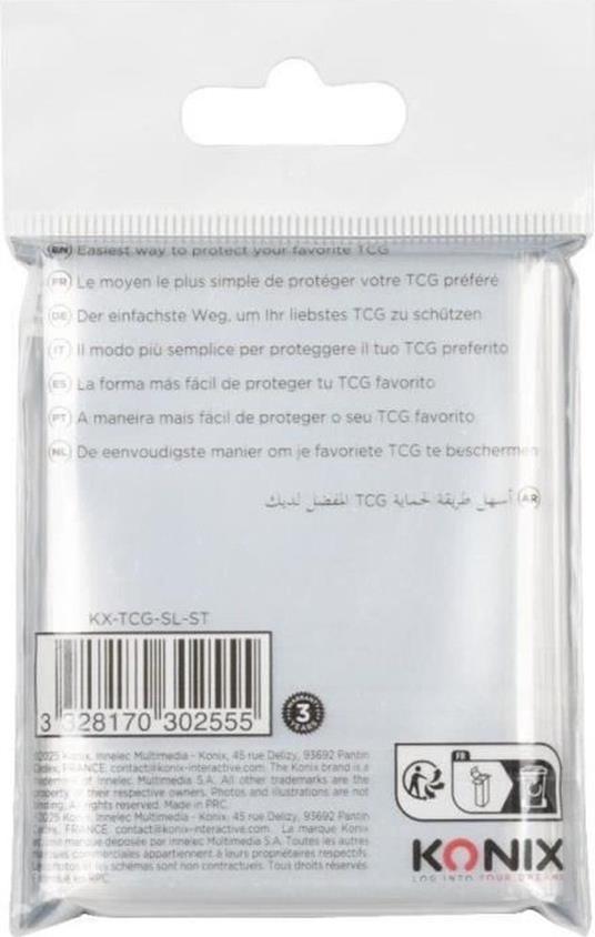 Bustine protettive con 100 tasche, compatibili con Magic: The Gathering e Pokémon - Trasparente - 2