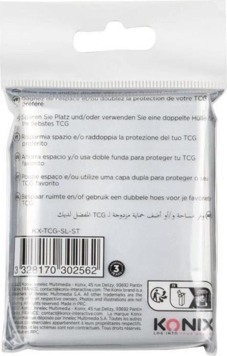 Bustine protettive con 100 tasche, compatibili con Magic: The Gathering e Pokémon - Trasparente - 2