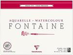 Blocco Acquarello Clairefontaine Fontaine 30X40 Cm 300 Gr 25 Fogli 100% Cotone