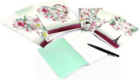 Quaderno cucito Clairefontaine Blooming, A5 - 14,8 x 21 cm, 96 pagine, a righe, assortito - 4