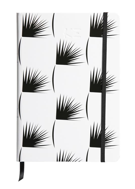 Kenzo, Taccuino copertina rigida A5 - 14, 8 x 21 cm, 80 F carta avorio 90g, con tasca, segnalibro, elastico - 3