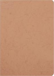 Age Bag Quaderno A4 a punto metallico 21x29,7cm, 96 pagine, a pagine bianche Cognac